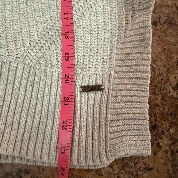 Toms Women's Cream Crew Neck Sweater Medium - Picture 6 of 6
